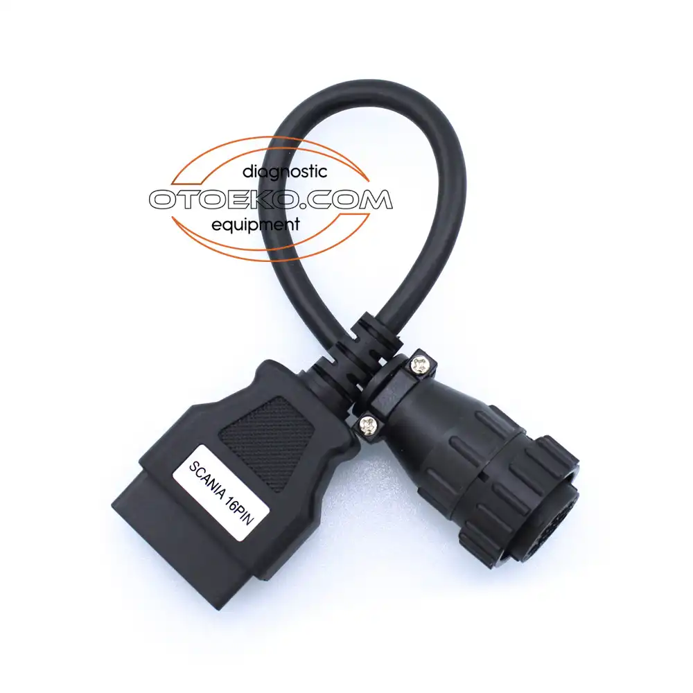 كابل ووصلة الفحص والتشخيص الصناعية Scania 16 Pin – Obd2 (Scania) عالية الاعتمادية - 13